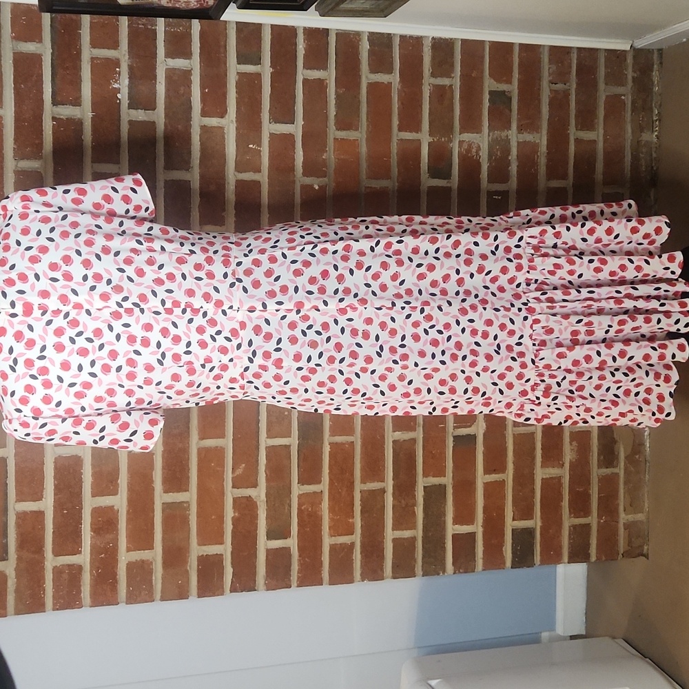 Talbots Patterned Midi Dress, Size 4 - Picture 4 of 6